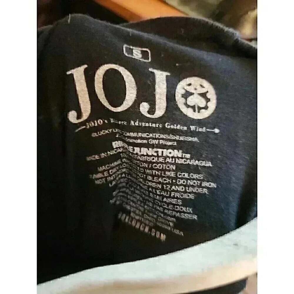 JoJo's Bizarre Adventure Giorno Giovanna t shirt anime tee sz S Ripple BBB - Picture 2 of 6